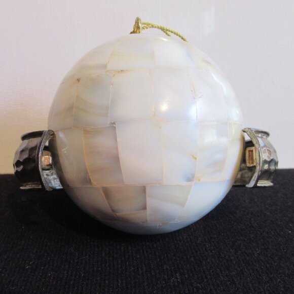 Vintage, Copper Clip on Bangle Bracelet, Multi faceted, Hammered, Hexagon - Picture 4 of 8